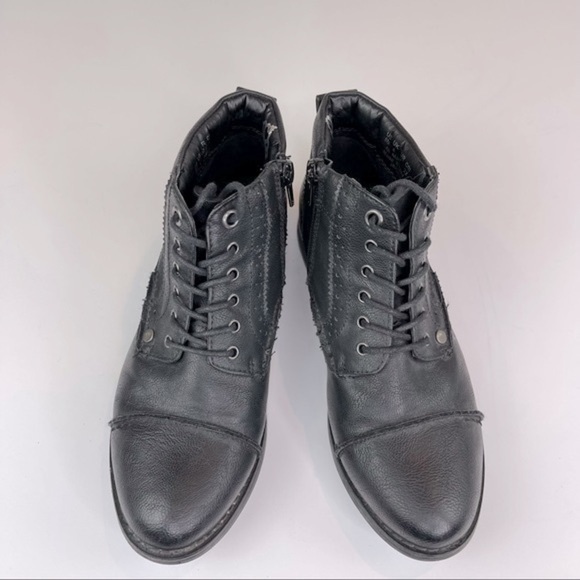 Fergalicious Jerry Black Lace Up Boot Low Shaft 6 - Picture 8 of 17